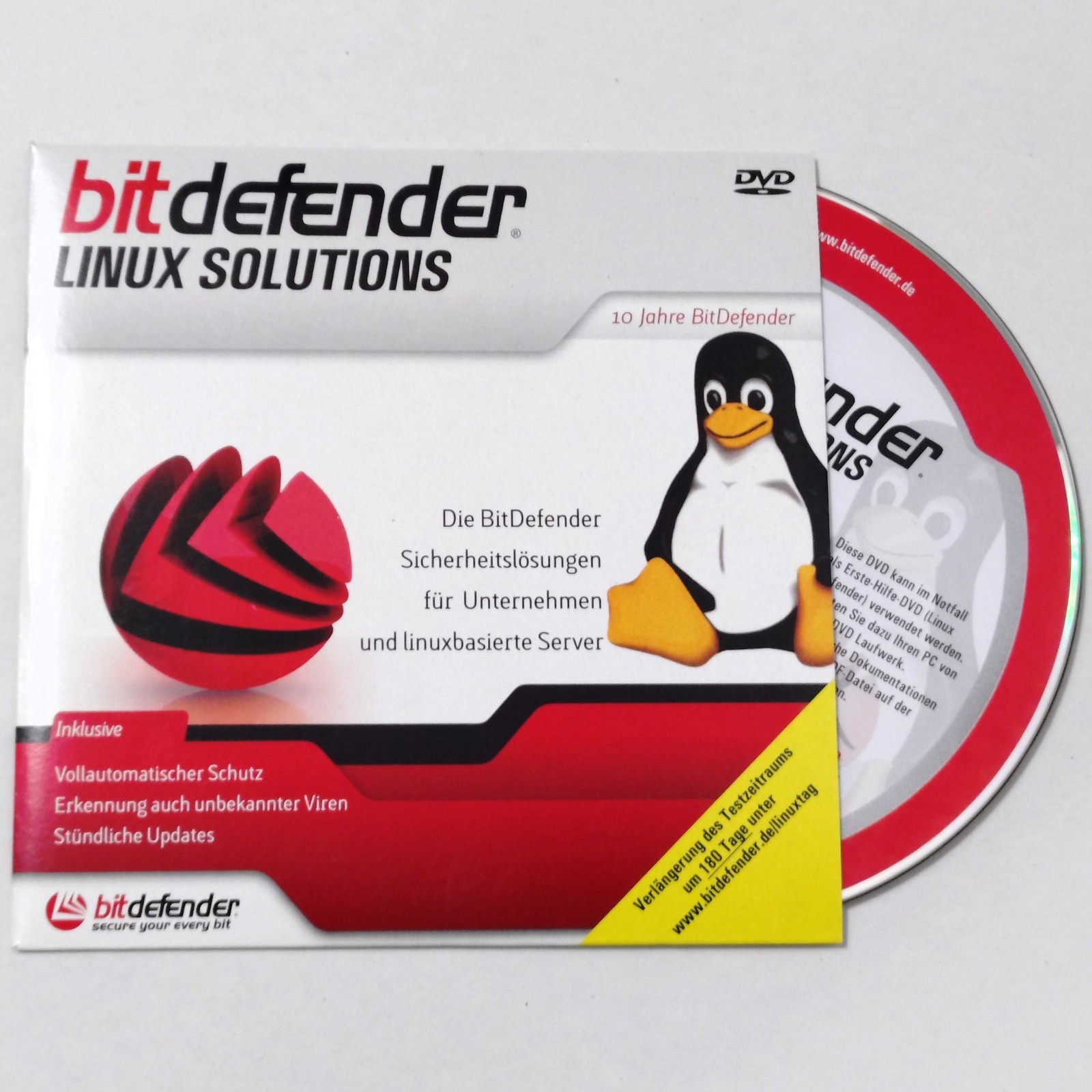Vintage Linux DVD - BitDefender Linux Solutions for Business and Servers