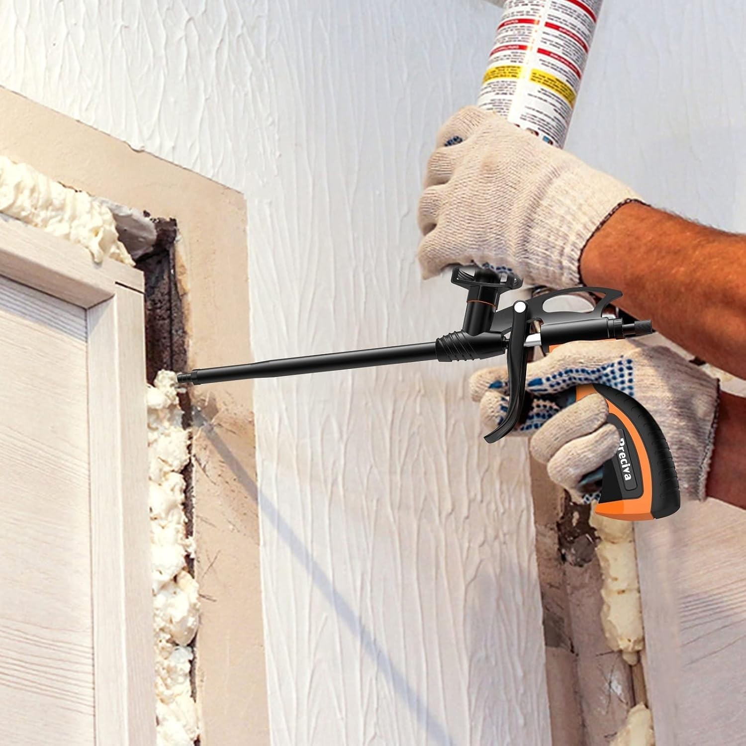 Precision Control Foam Gun with Easy Clean Features for Efficient Insulation