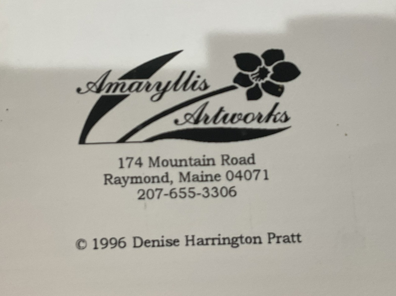 Tranquil Sky By Amaryllis Artworks Needlepoint Chart - Vintage 1996