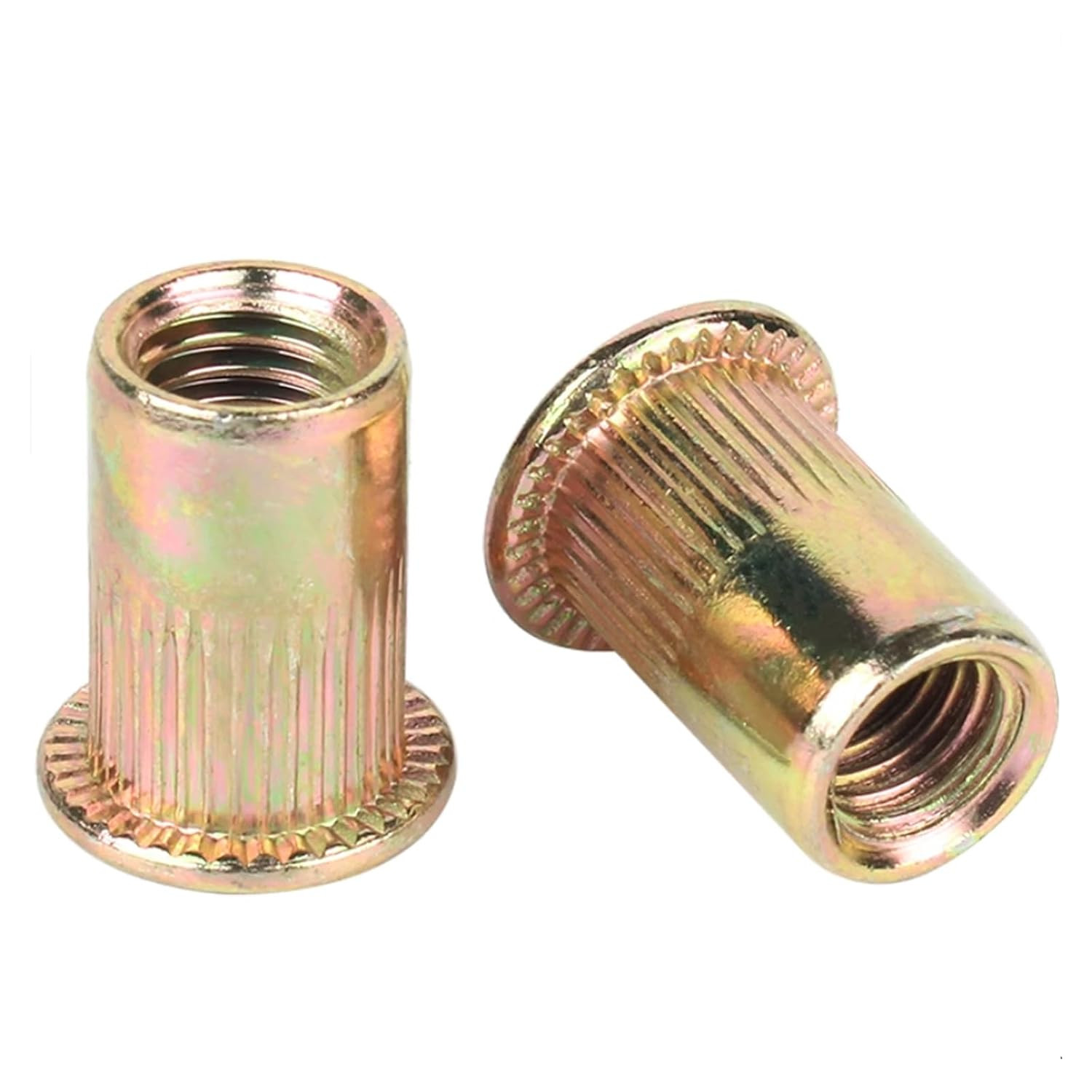 #10-32 Rivet Nuts Zinc Plated Carbon Steel Threaded Insert Nut Nutsert Rivnuts,