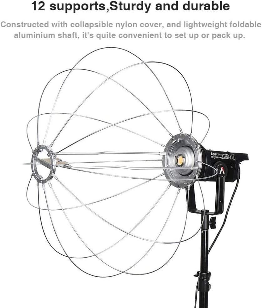 Aputure Lantern Softbox Soft Light Modifier,26inch, Quick-Setup black, white
