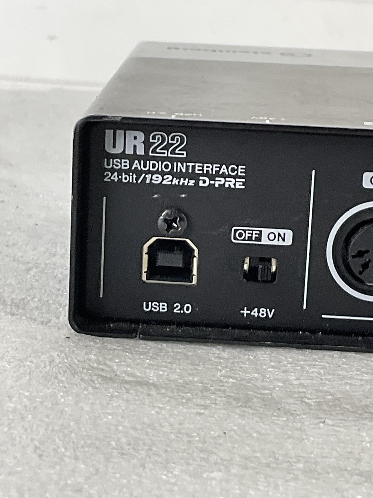 Steinberg UR22 USB Audio Interface 24-bit 192kHz 2x2 MIDI Used