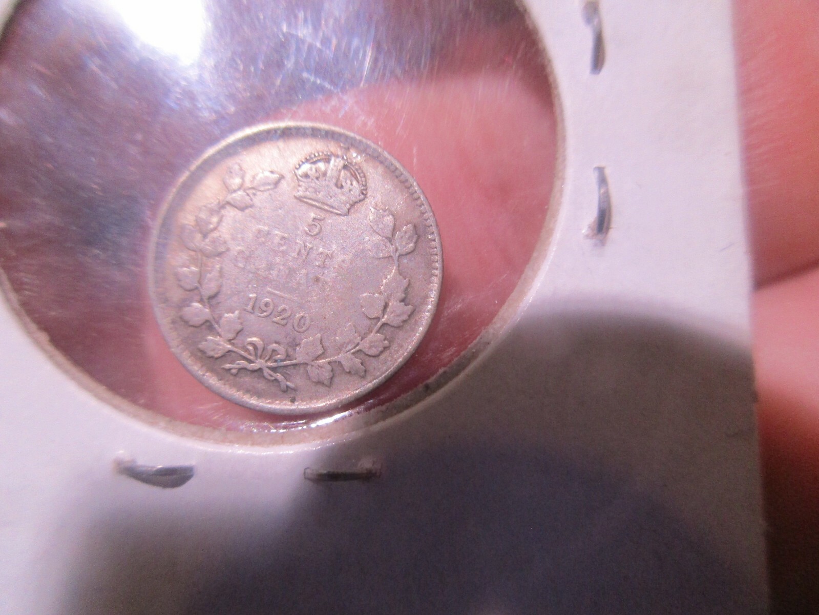 Canada - 1920 Silver Five Cent - George V