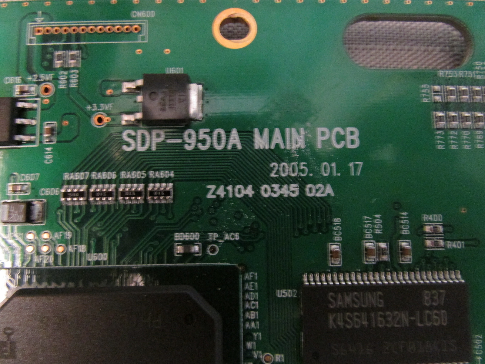 Samsung SDP-900DXA Digital Presenter Overhead Projector Main PCB ONLY