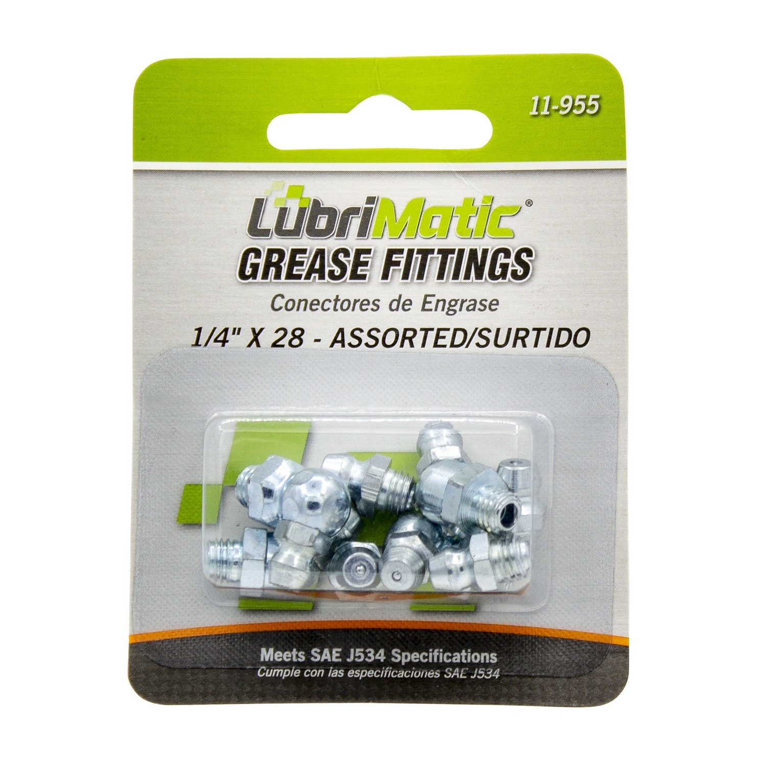 LubriMatic 45 degree/90 degree Grease Fittings 8 pk (Pack of 10)
