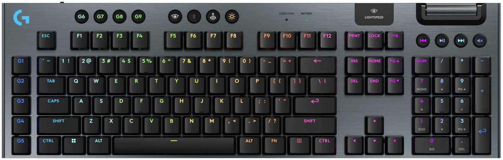 Logitech G915 X LIGHTSPEED Wireless Mechanical GL Clicky Gaming Keyboard