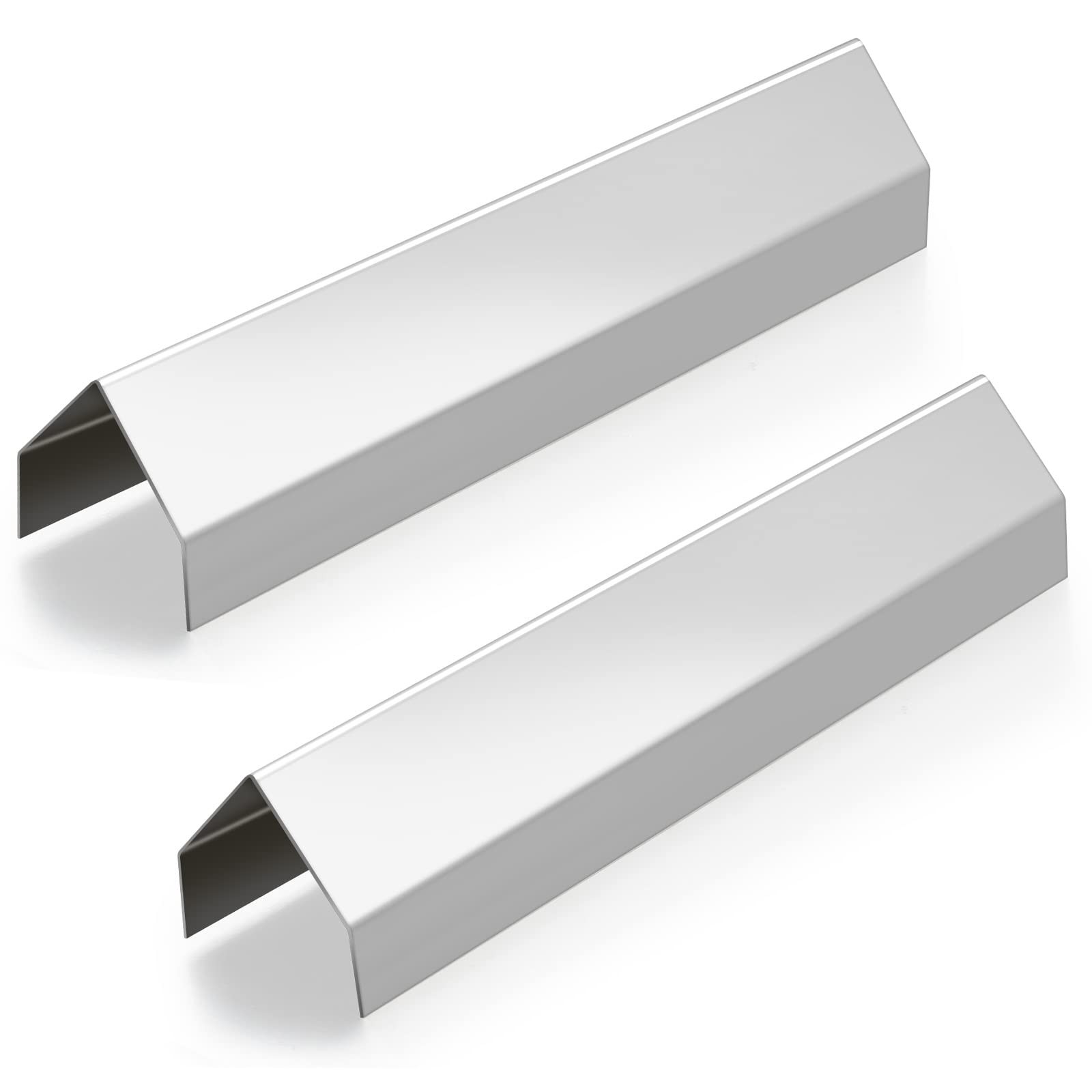 2 Pcs Deep Fryer Splash Guard Stainless Steel Joining 23"L x 1 1/2"Wx2"H