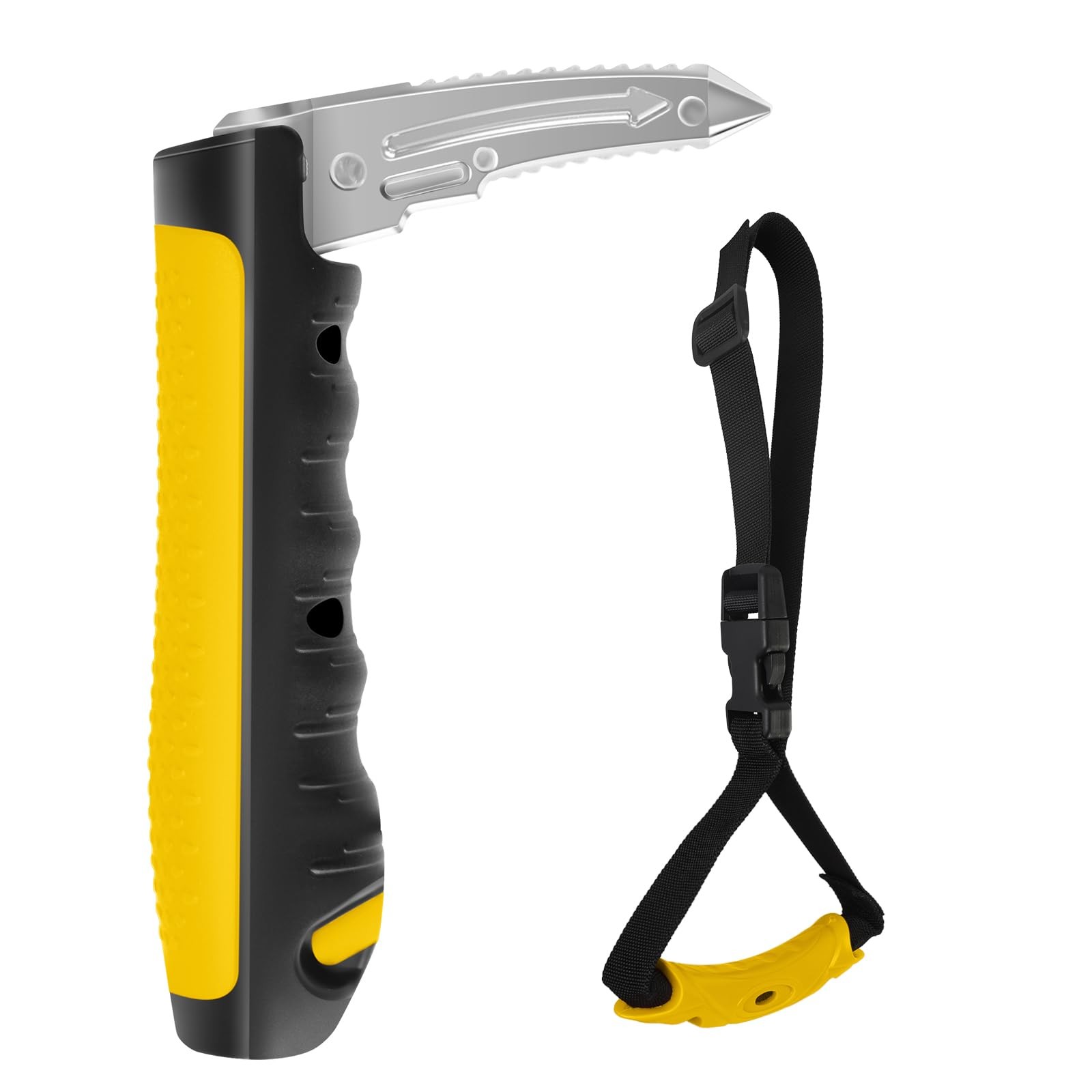 Kaiedos Car Door Handle for Elderly, 3-in-1 +Strap, Yellow--Strap