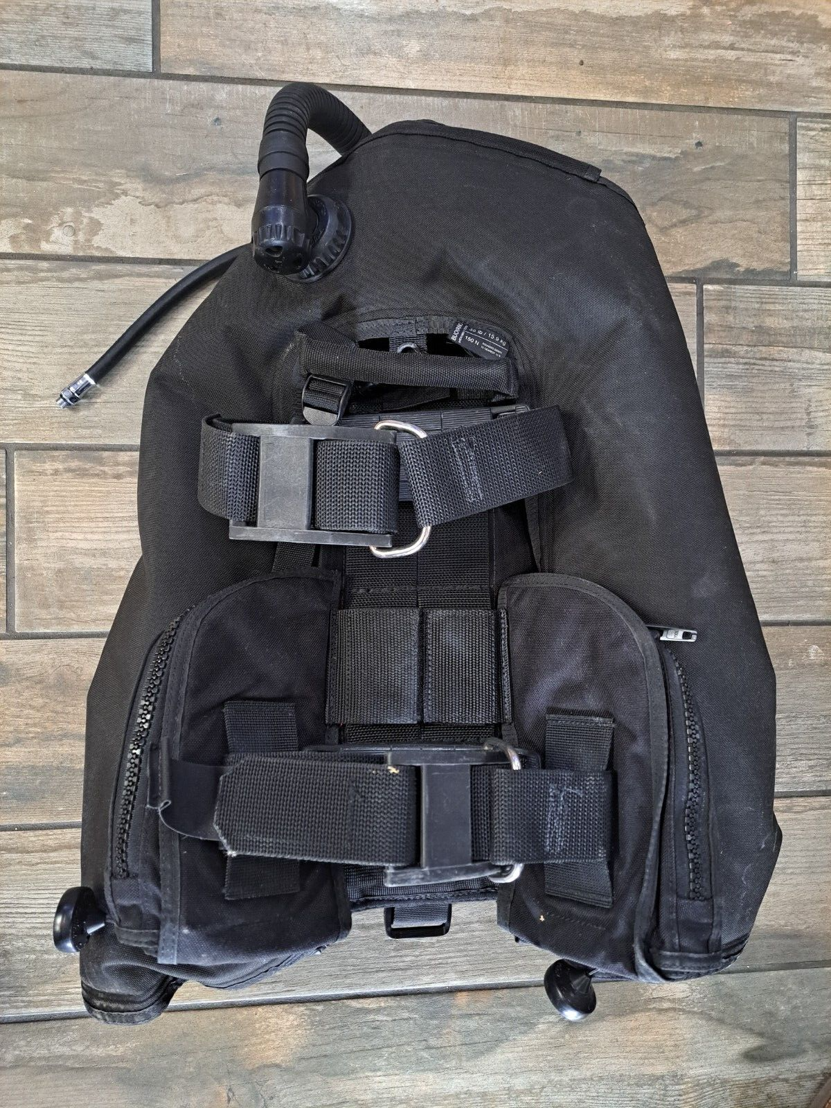 Zeagle Stiletto BCD with Inflator and Hose Size Medium Used