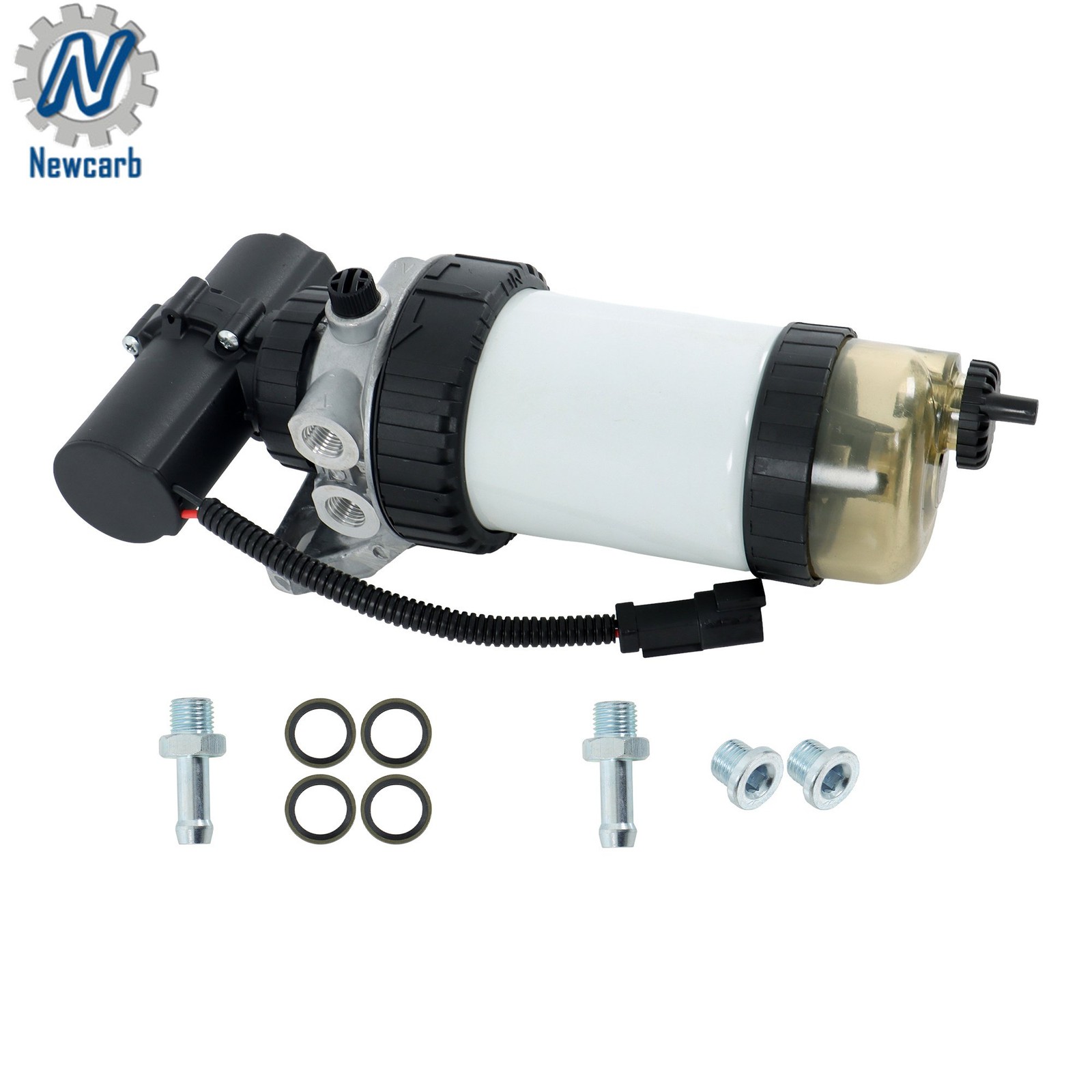Fuel Pump Fuel Filter Assembly For JCB CAT DieselMax 428D 428E 804C-33 804D-33T