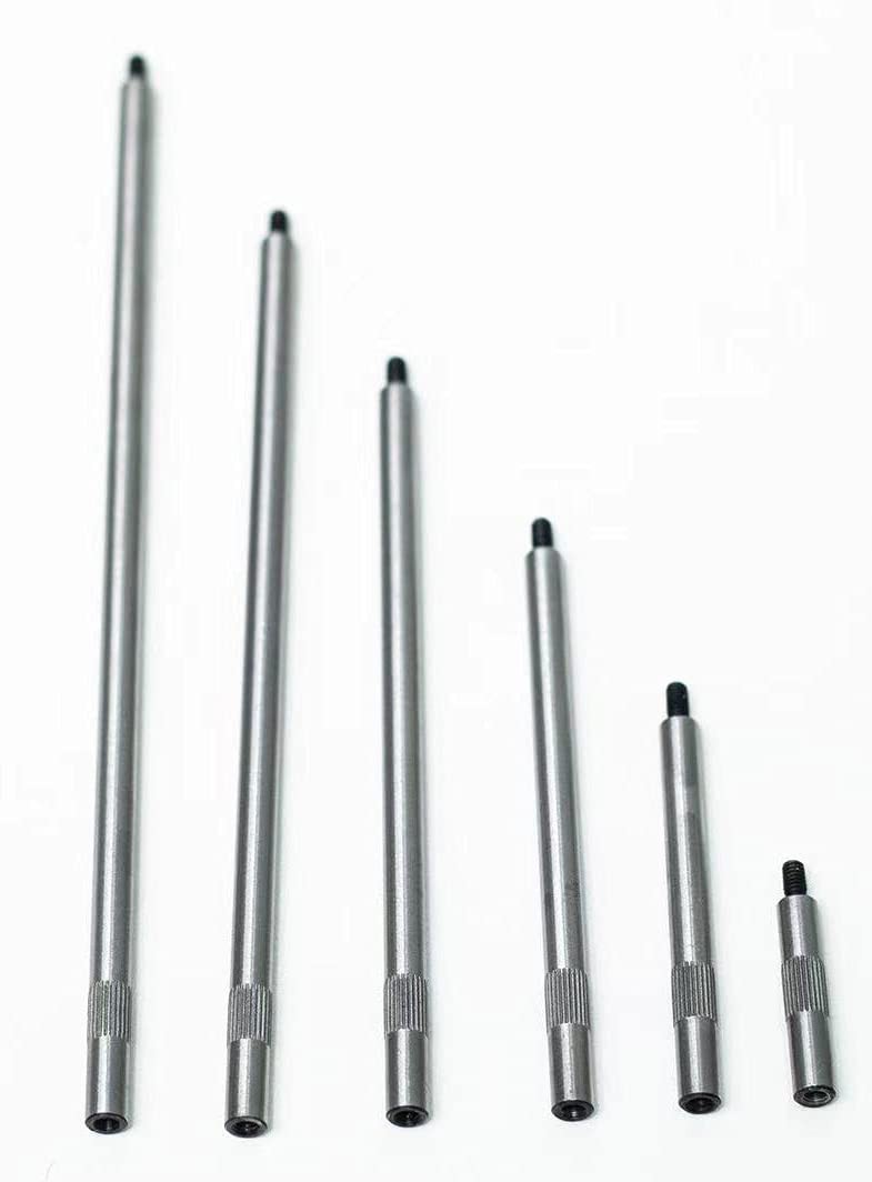 Dial & Electronic Indicator Extension Stem Rod Set 6 Piece 1", 2", 3", 4", 5"...