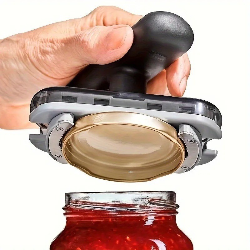 Easy Grip Jar Opener, Non‑Slip Lid Remover for Tight Lids, Seniors, Ergonomic