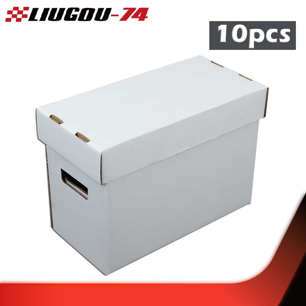 3/5/10x Comic Books Storage Boxes Short Holds 150-175 Stackable Durable Archive