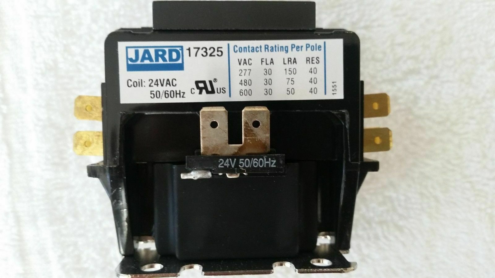 Mars Contactor 17325 2 Poles 24V 30A NEW, Definite Purpose Contactor