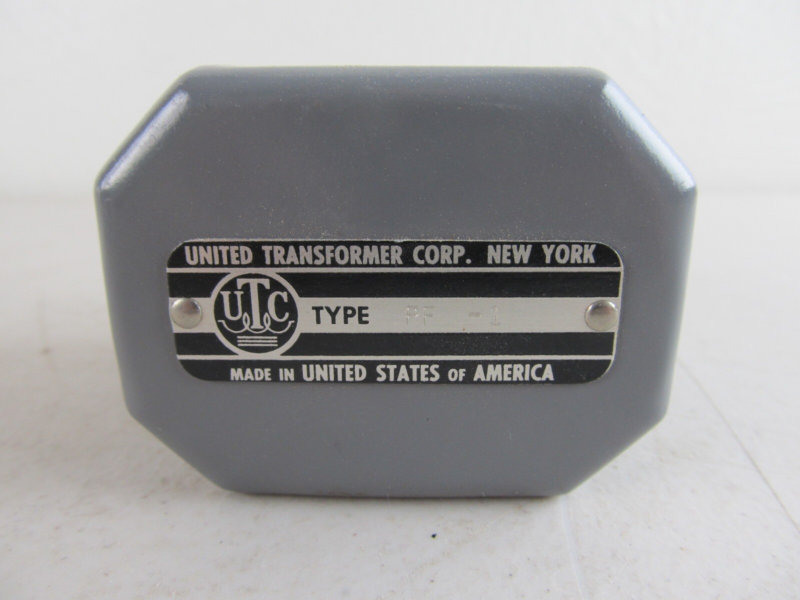UTC PF-1 Transformer High Voltage, Flash