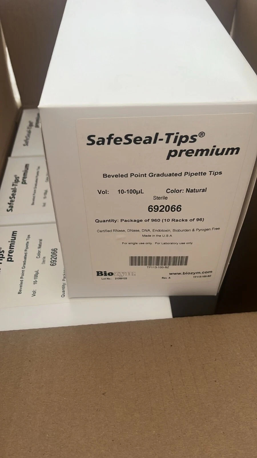 Biozym 10-100 ul Pipette Tips