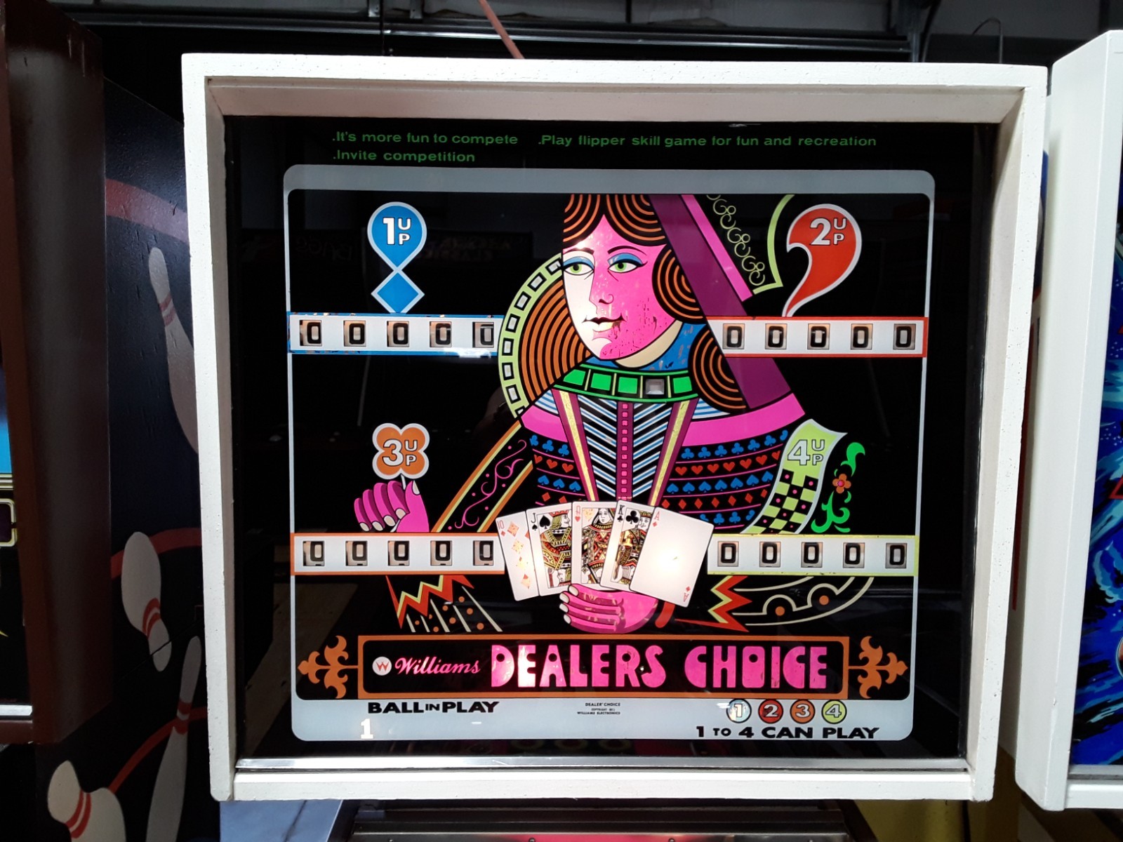 Dealer's Choice Pinball Machine by Williams