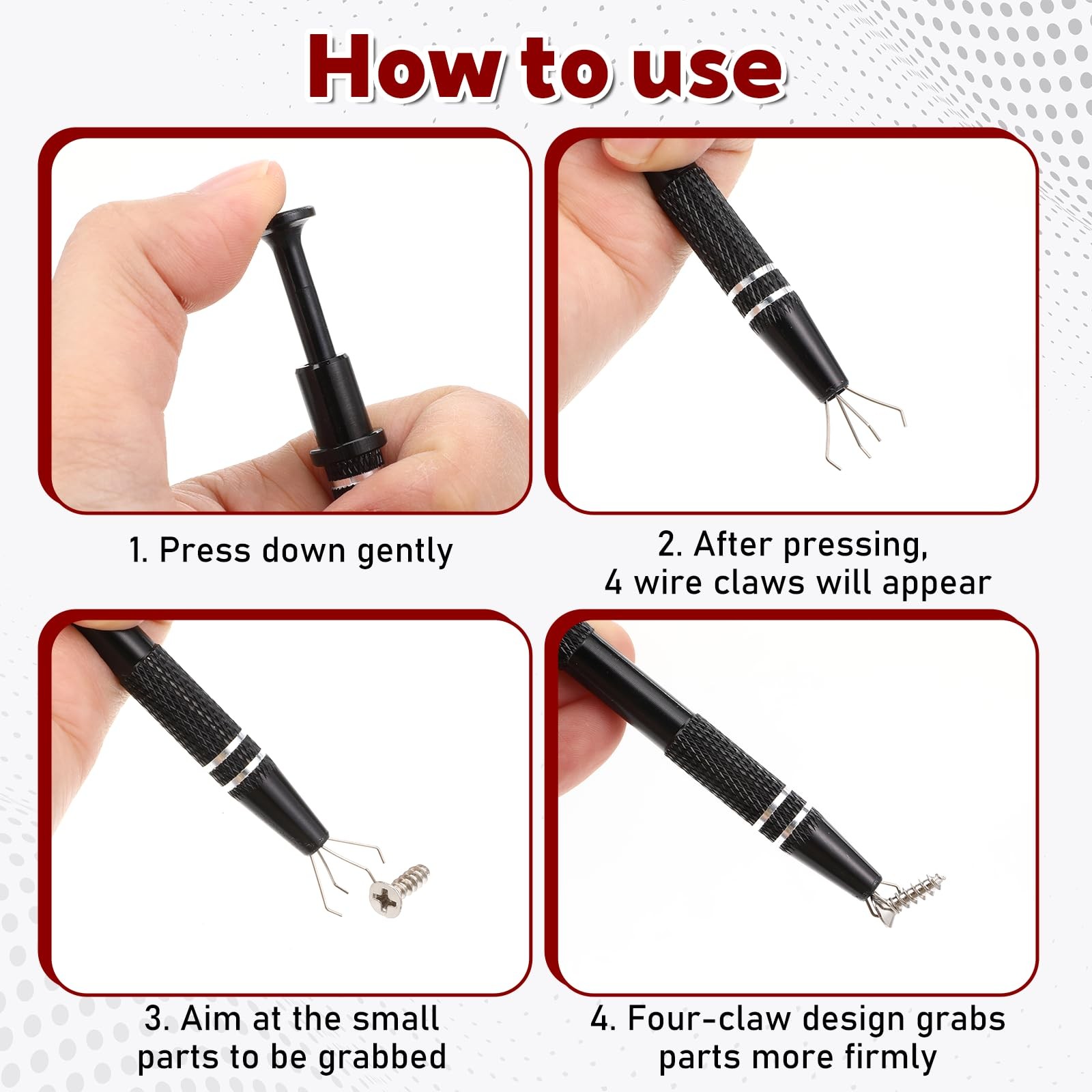 2 Pcs Piercing Changing Tools, Earring Grabber Tool, Piercing Ball Grabber To...