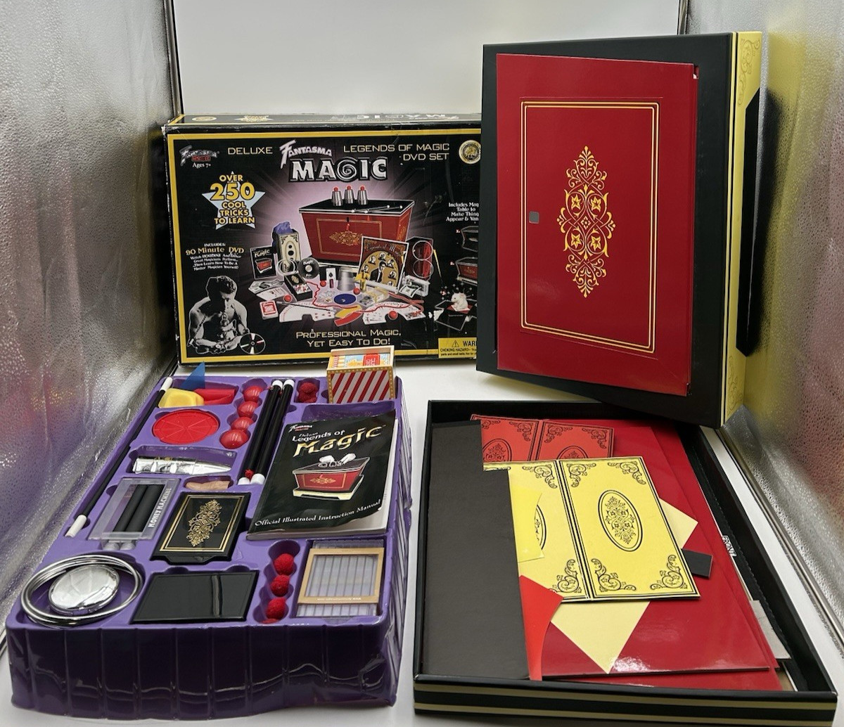 Fantasma Deluxe Legends of Magic Set with Over 250 Tricks to Learn Incomplete