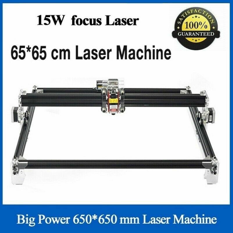 15000MW CNC Blue Laser Engraving Machine 15W Cutter 650x650mm DIY Engraver lazer