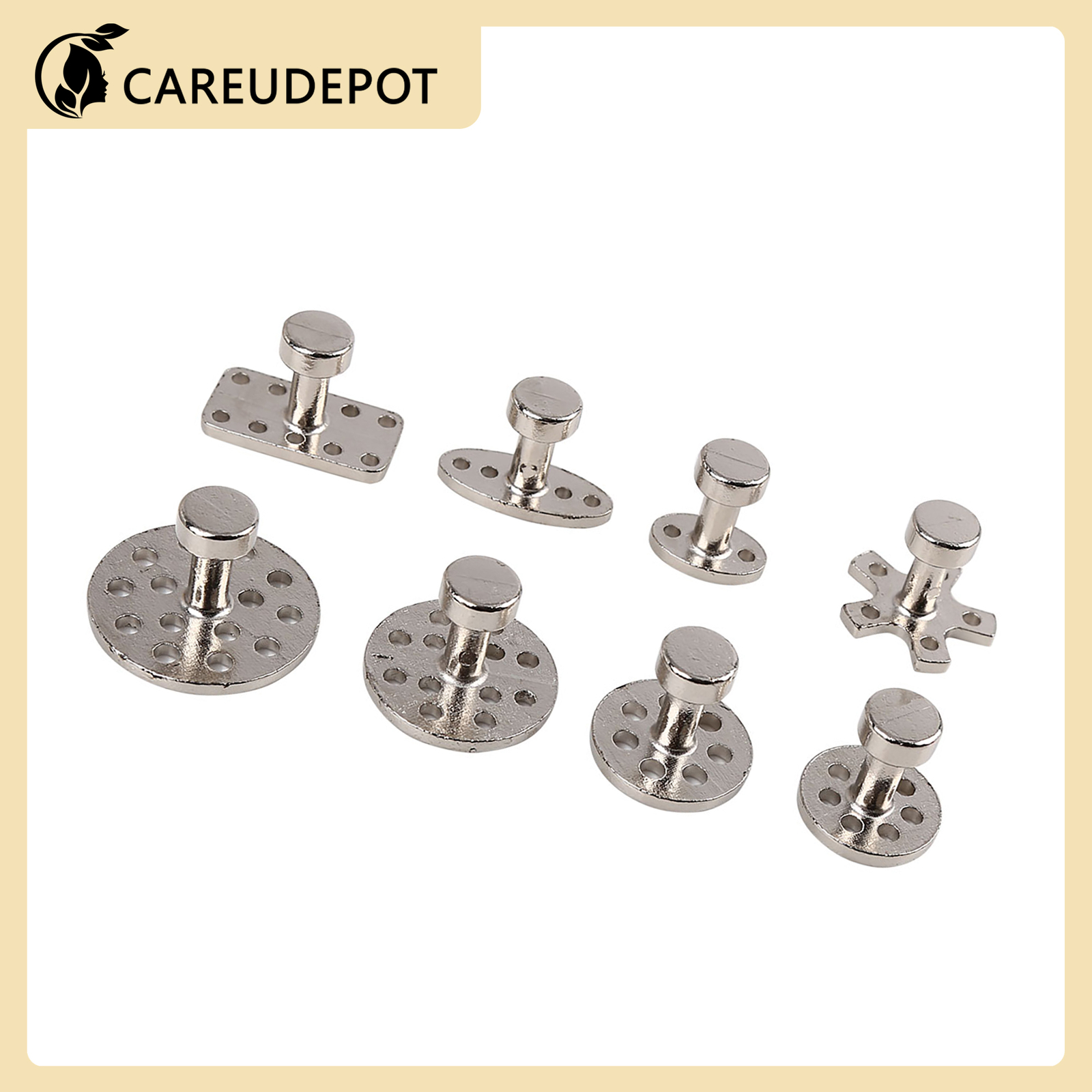 Metal Car Door Paintless Dent Repair Removal Tools Glue Puller Tab Item of 1