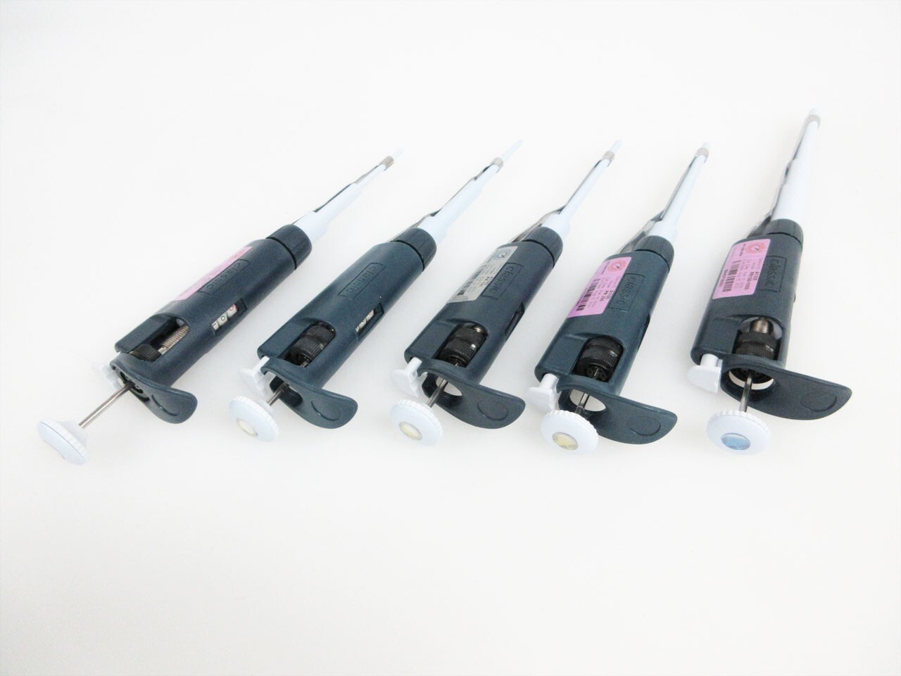 RAININ CLASSIC LOT PR-10 PR-20 PR-100 PR-200 PR-1000 ADJUSTABLE PIPETTE WARRANTY
