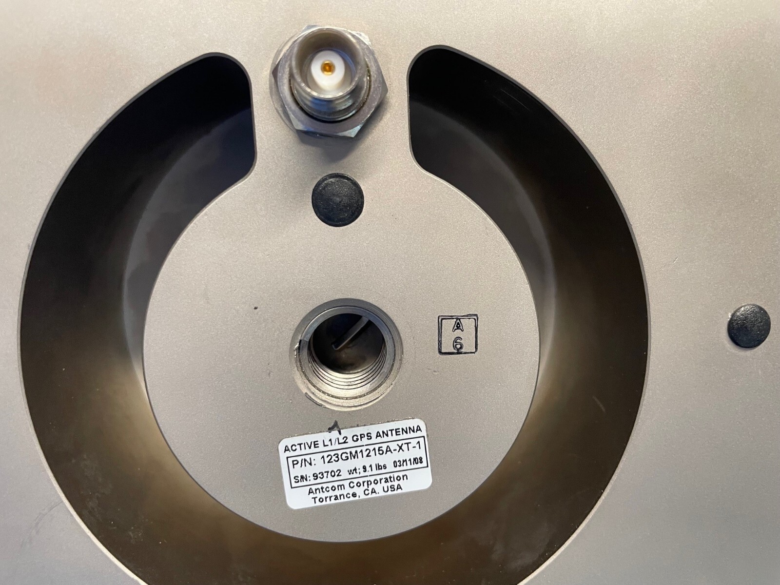 Antcom L1/L2 GPS Choke Ring Antenna with Radome