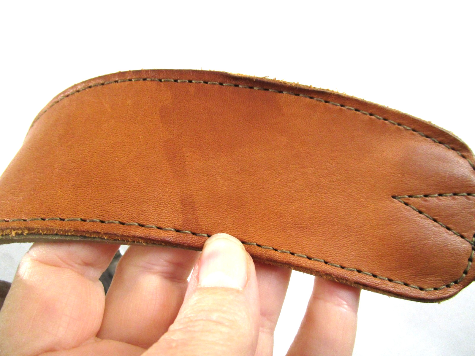 Hartmann Brown Belting Leather Brass Hardware Replacement Shoulder Strap