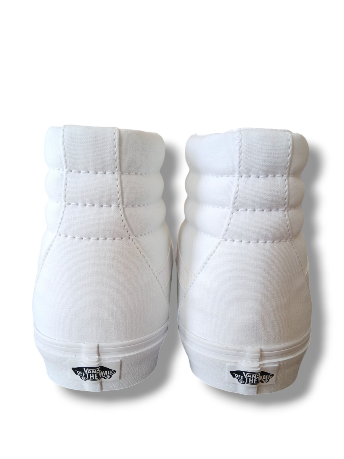 VANS Sk8- High True White Size 7.5 US MEN / 9.0 US Women