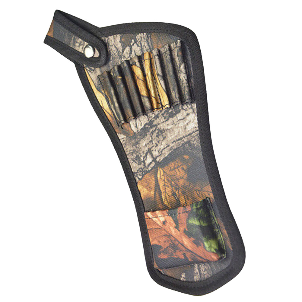 Archery Crossbow Arrow Quiver Bag Holder Pouch 8 Holes Waist Hip belt Portable