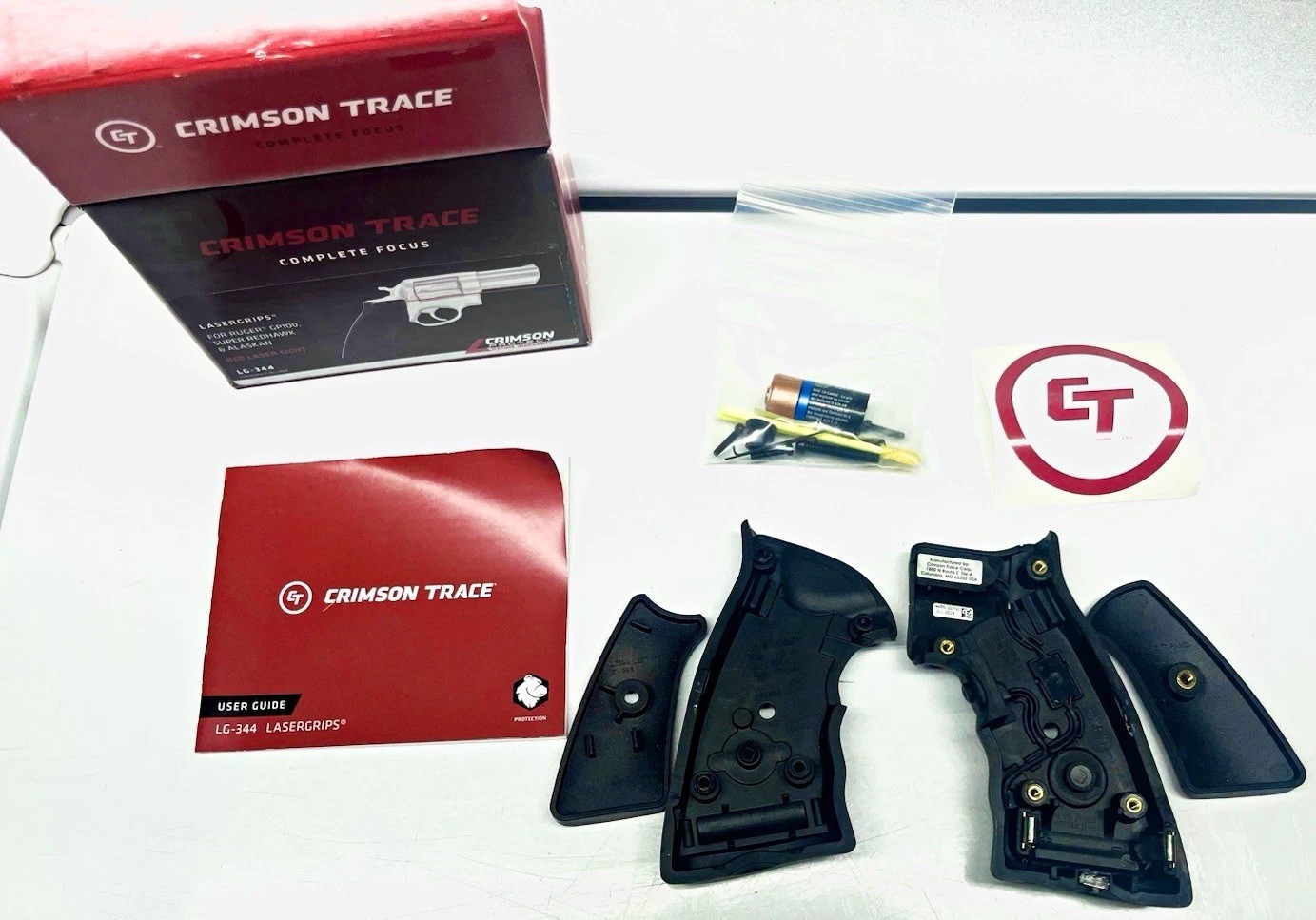 Crimson Trace LG-344 Lasergrips Red Laser for Ruger GP100/Super Redhawk/Alaskan