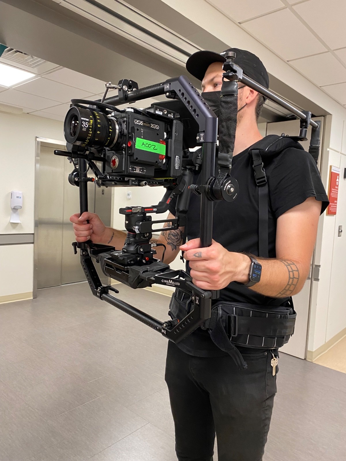 Ready Rig GS with CineMilled PRO-Ring Handlebar, Spindles, and Carrying Case