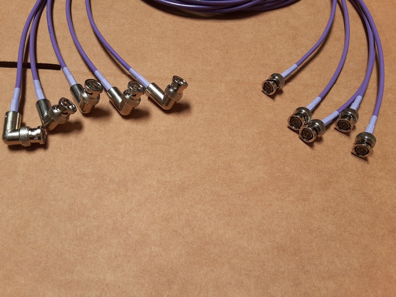5pack Belden 1855A HD-SDI Mini RG59 Video Cable 4.5GHZ BNC Male to BNC Male 3ft.