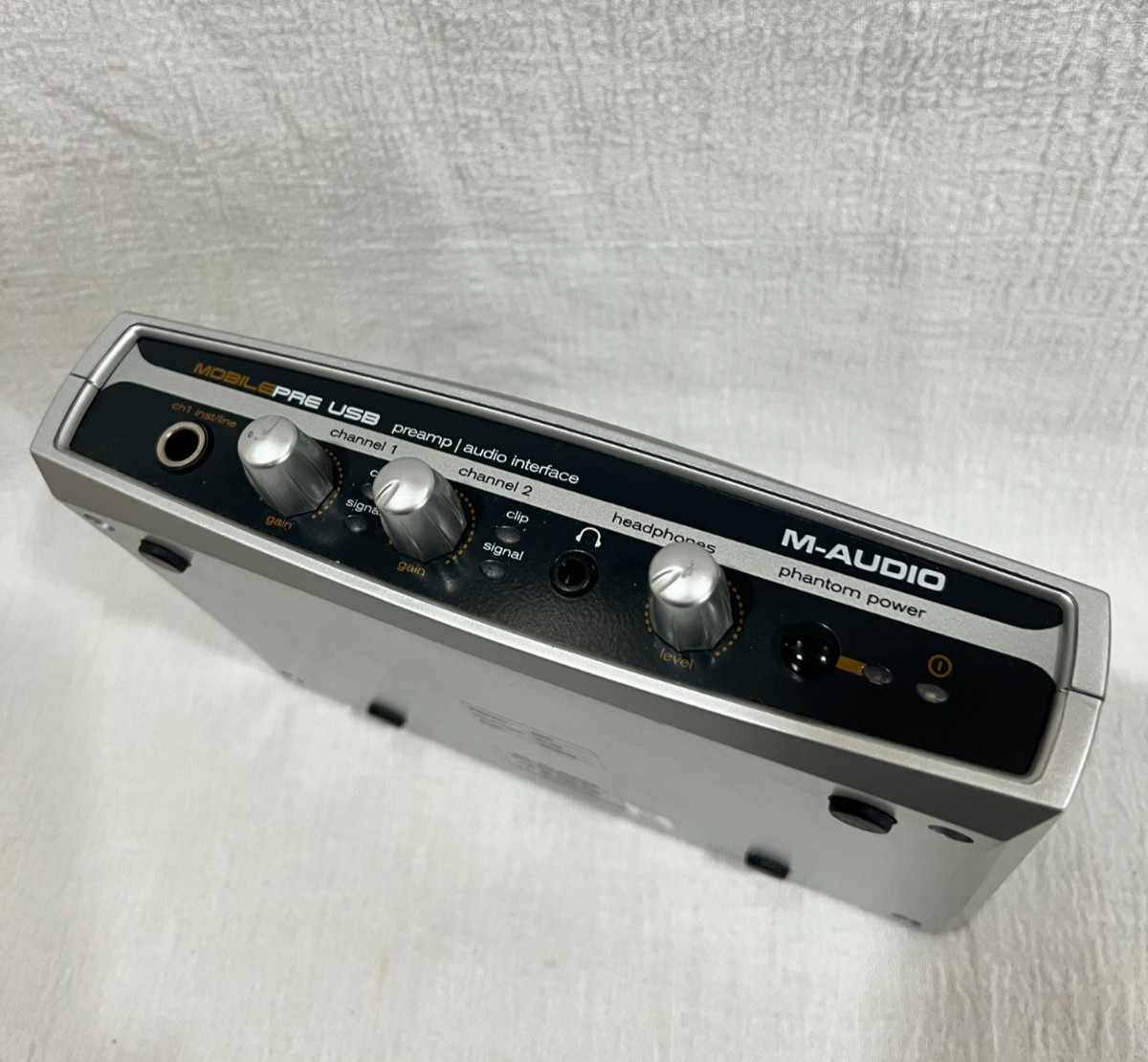 M-Audio Mobile Pre USB Preamp and Audio Interface 48v Phantom Power 200F V1.03