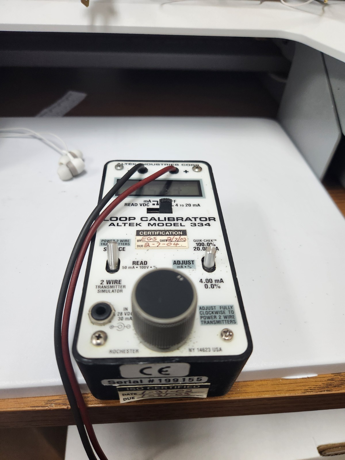 Altek 334 Milliamp Loop Calibrator