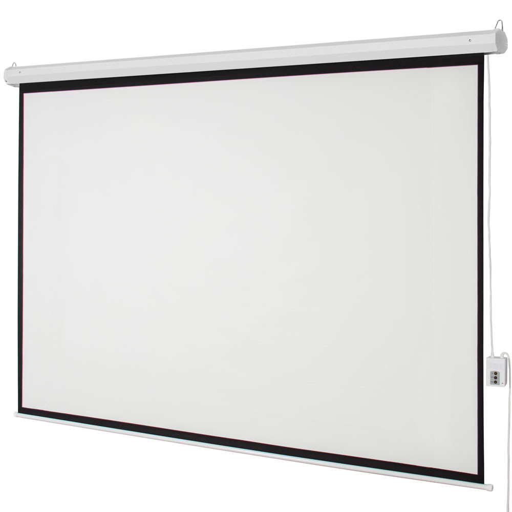 100" 4:3 Electric Projection Screen 80X60 Automatic Remote Control