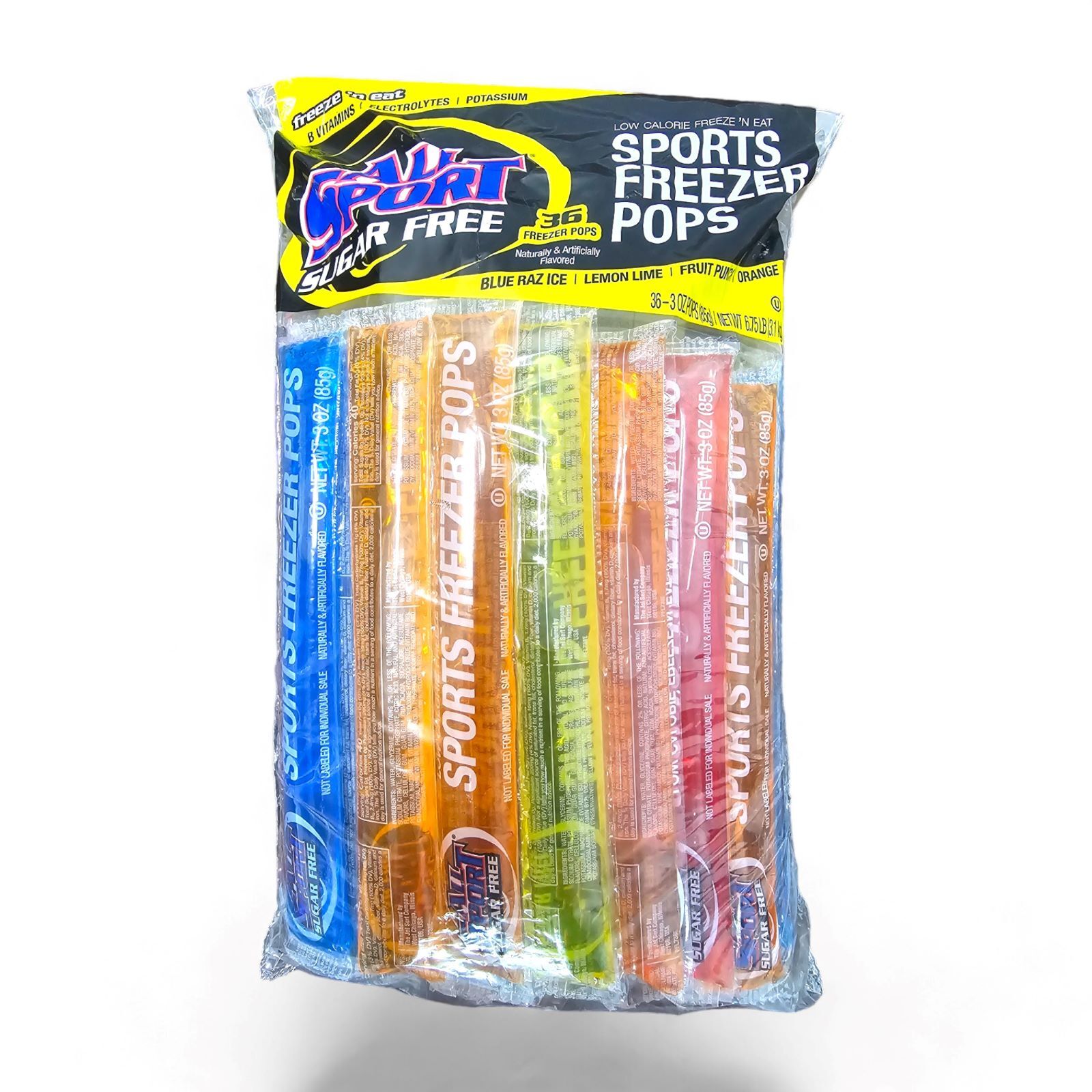 All Sport Zero Sugar Hydration Freezer Pops (Case/144) includes 1 Cooling Towel