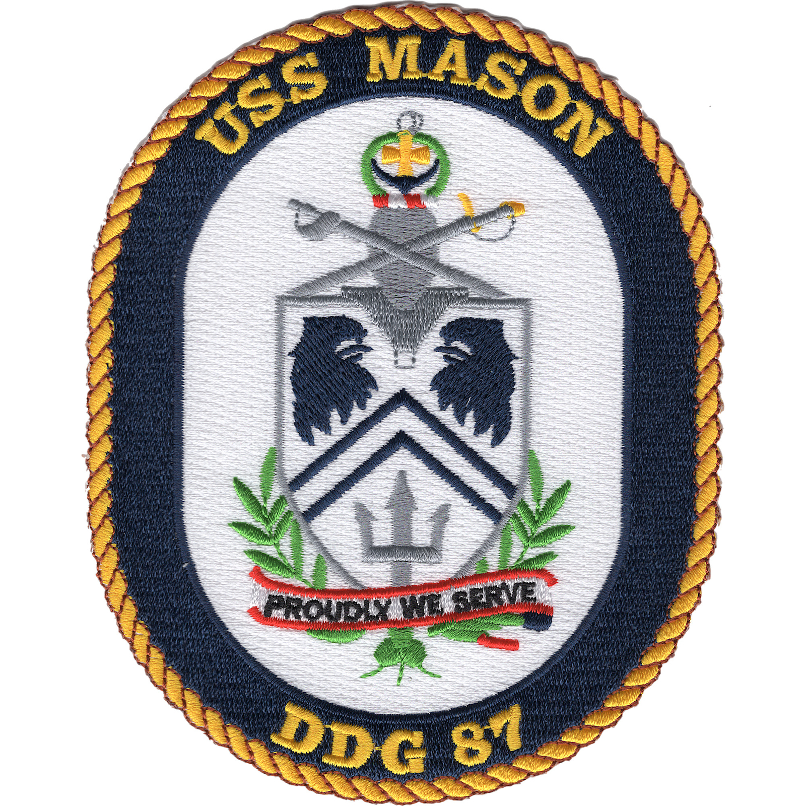 DDG-87 USS Mason Patch