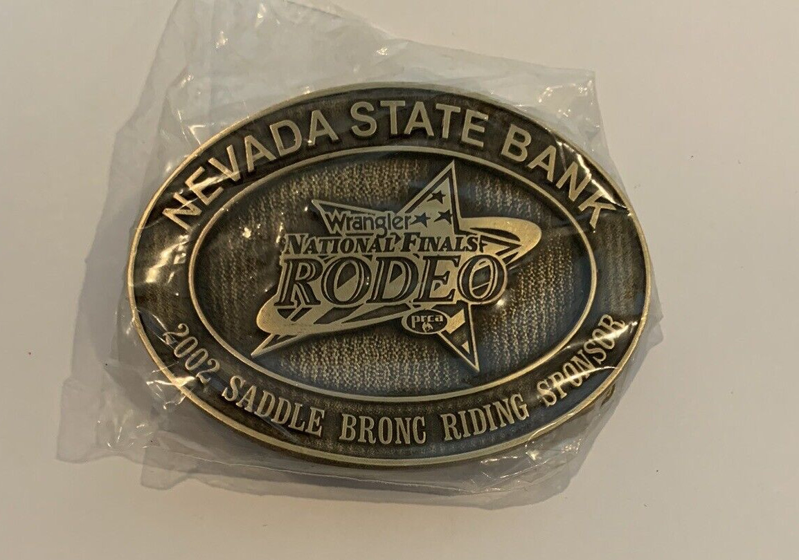 Wrangler National Finals Rodeo Belt Buckle PRCA Saddle Bronc Riding 917 of 1000