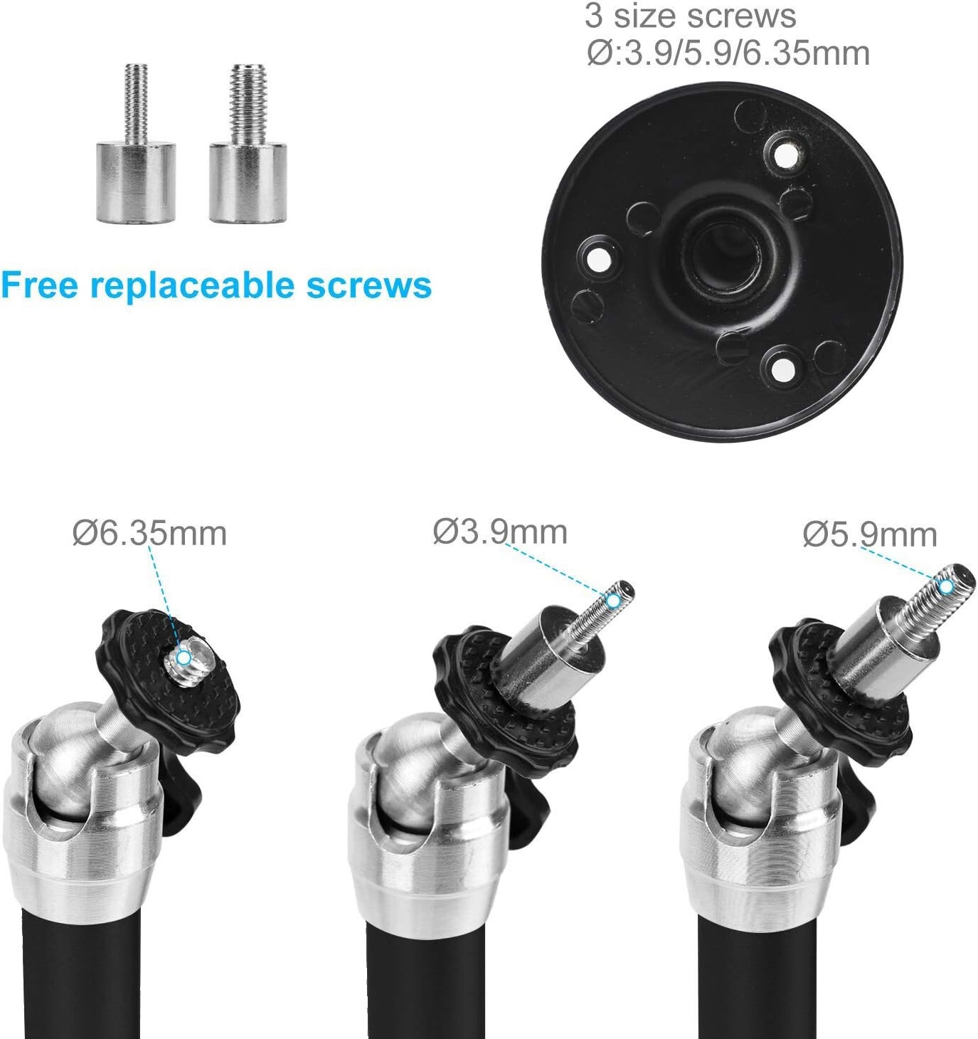 360?? Rotatable Universal Wall Ceiling Mount Stand for Mini Projector DVR Camera