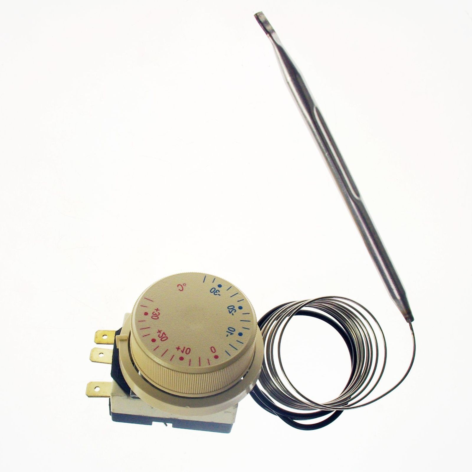 220V 16A Thermostat Knob Refrigerator Temperature Switch Controller Probe