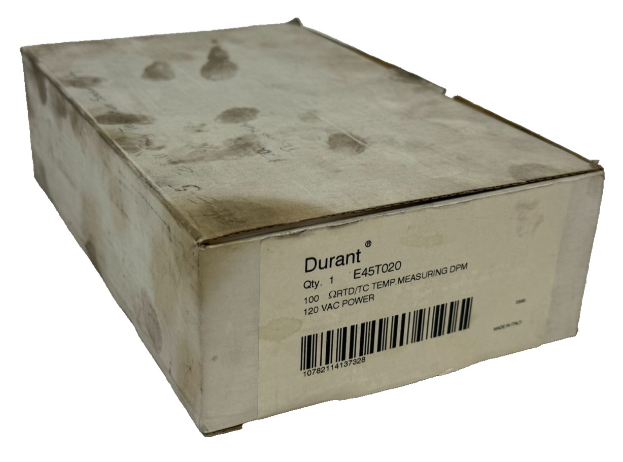 NEW EATON DURANT E45T020 TEMPERATURE PANEL METER DISPLAY