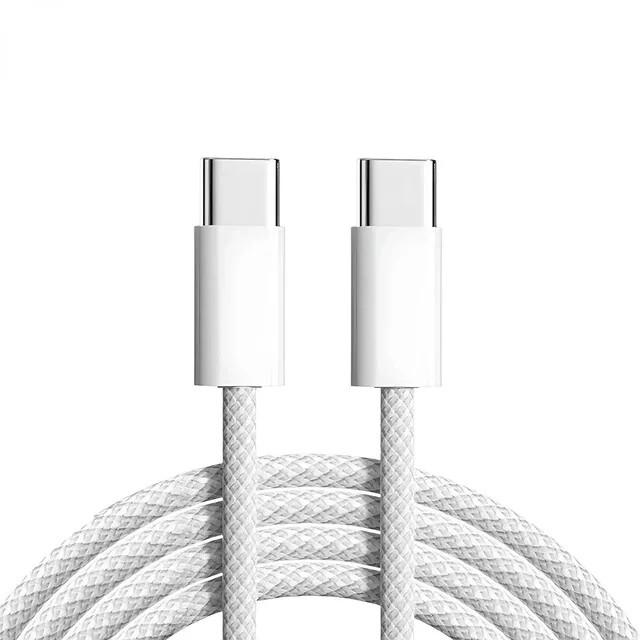 3FT USB-C Cable Braided Type C Charging Cable For iPhone 15 Pro Max/16 Pro Max