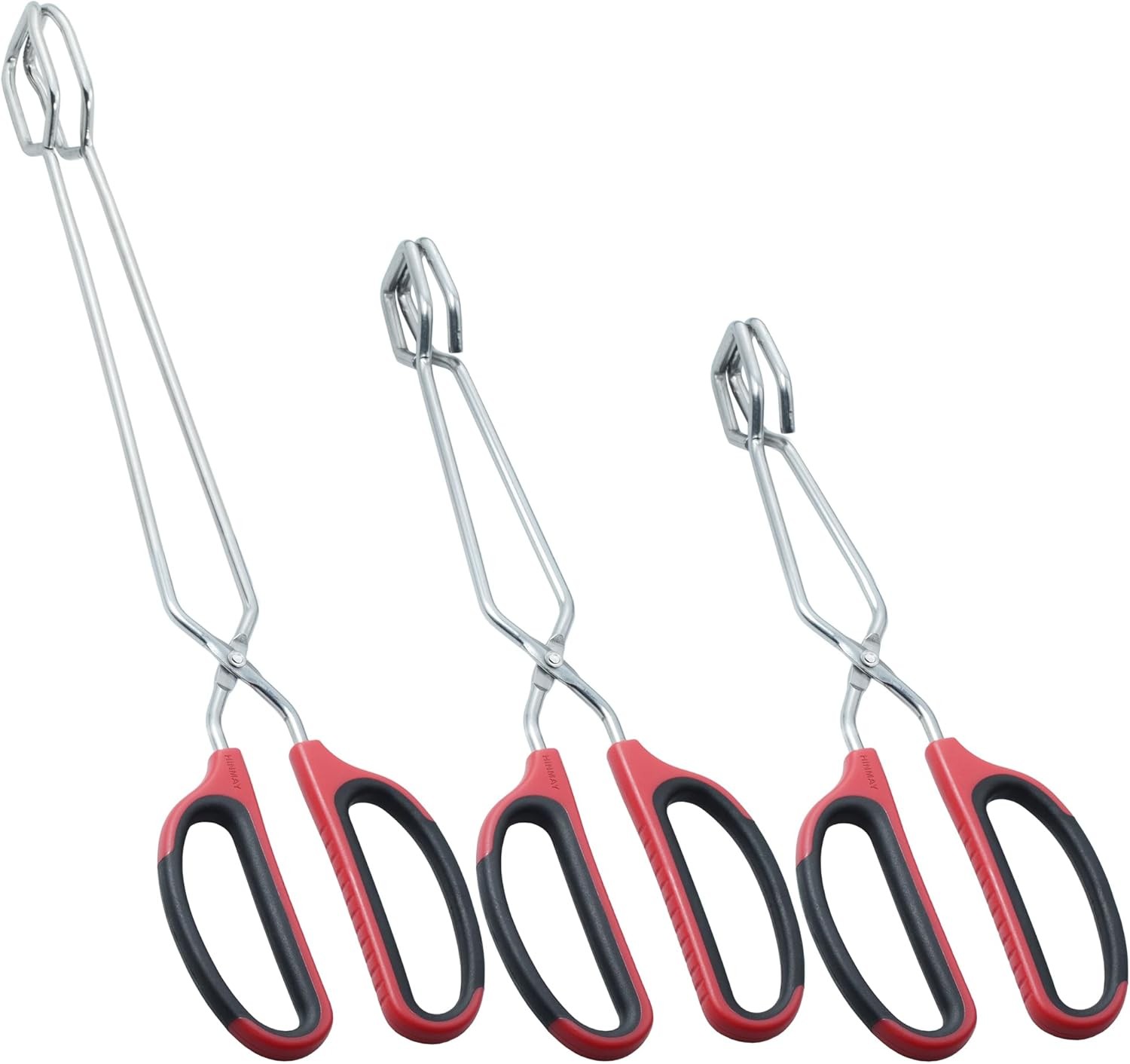 Stainl Steel Kitchen Scissor Tongs Set for Cooking, Grilling &