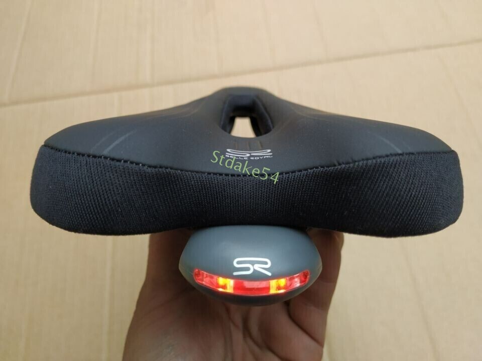 For SELLE ROYAL Bicycle Seat Saddle Light SR Cycling Warning Rear Lamp LED