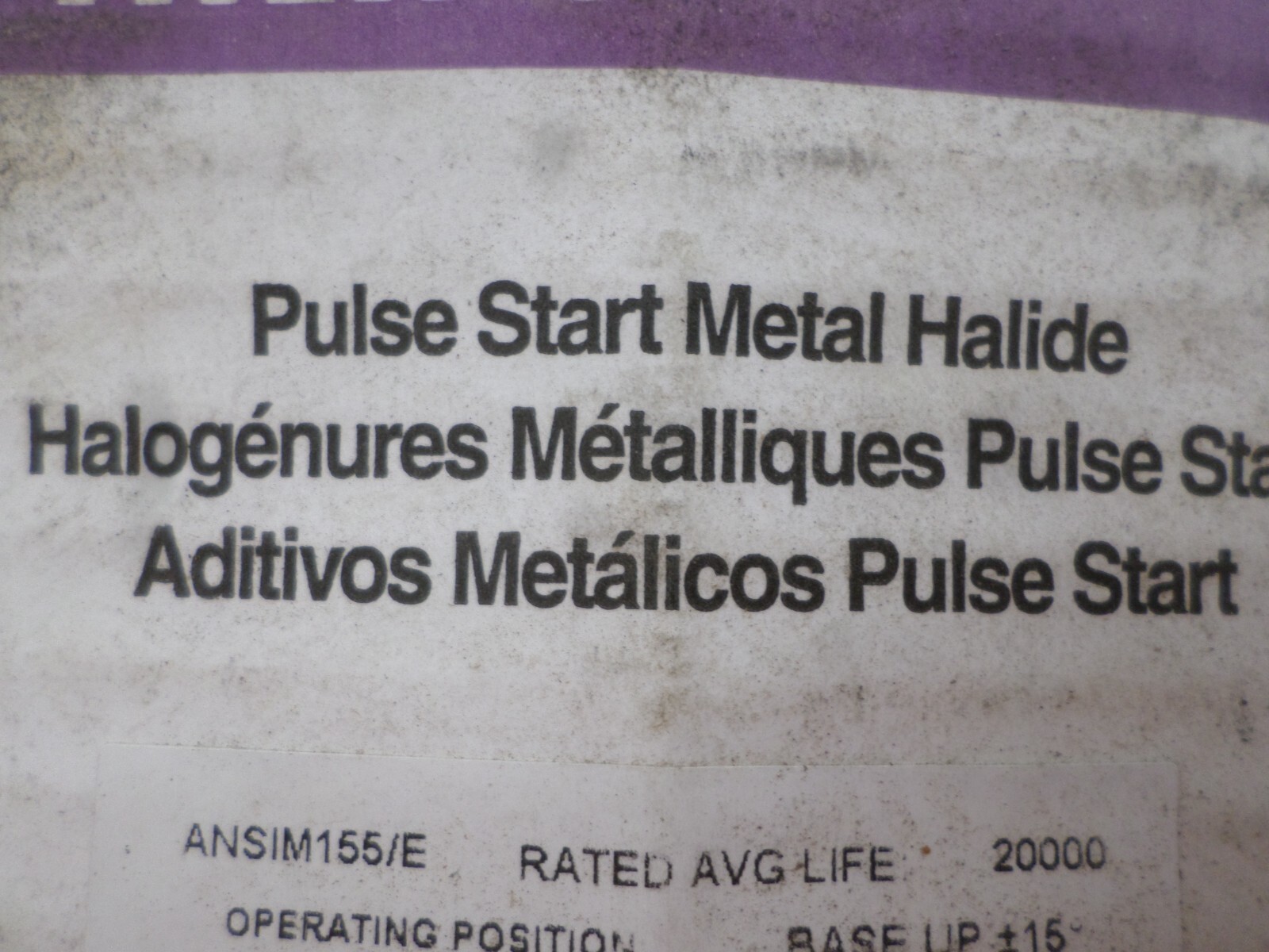 Genuine Philips NOS MS400/BU/ED28/PS Pulse Start Lamp
