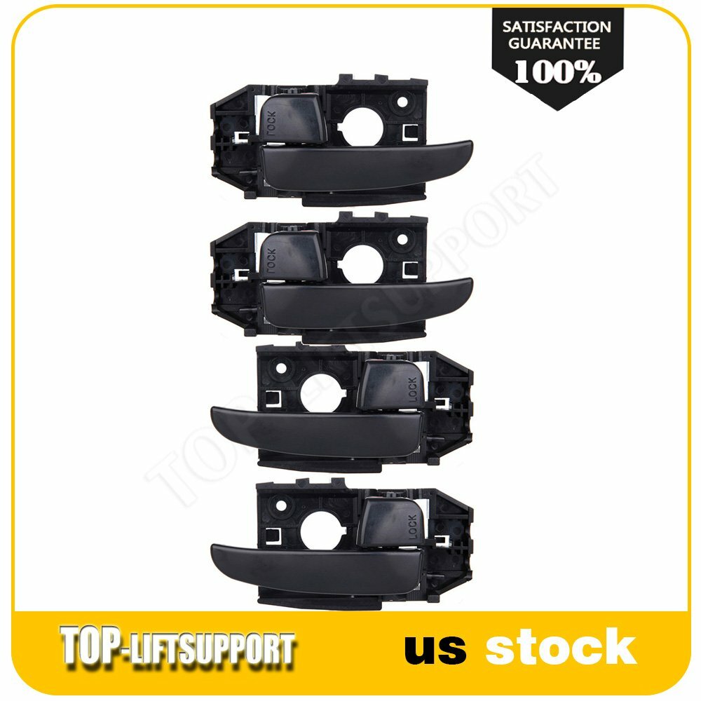 4pcs Interior Left + Right Door Handles For Hyundai Elantra 01-06 Inside