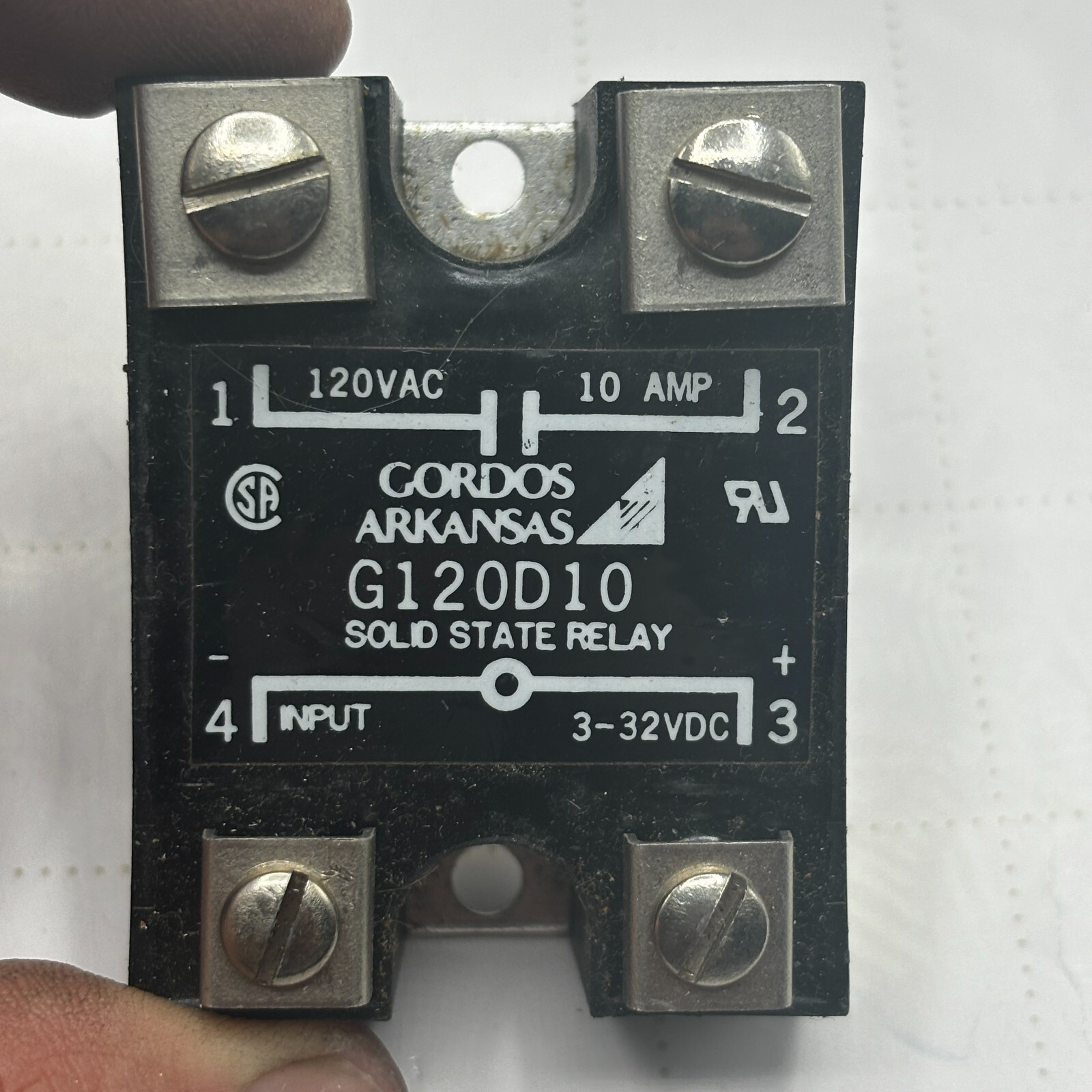 Gordos Arkansas G120D10 Solid State Relay ⭐