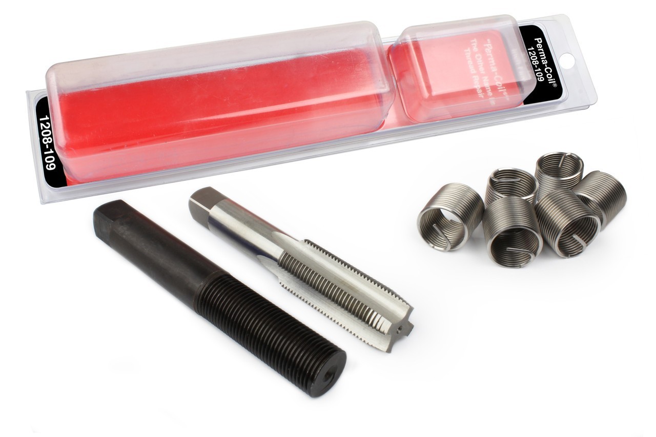 9/16-12 SAE UNC Thread Repair Kit 1208-109 Perma Coil USA Fits Heli