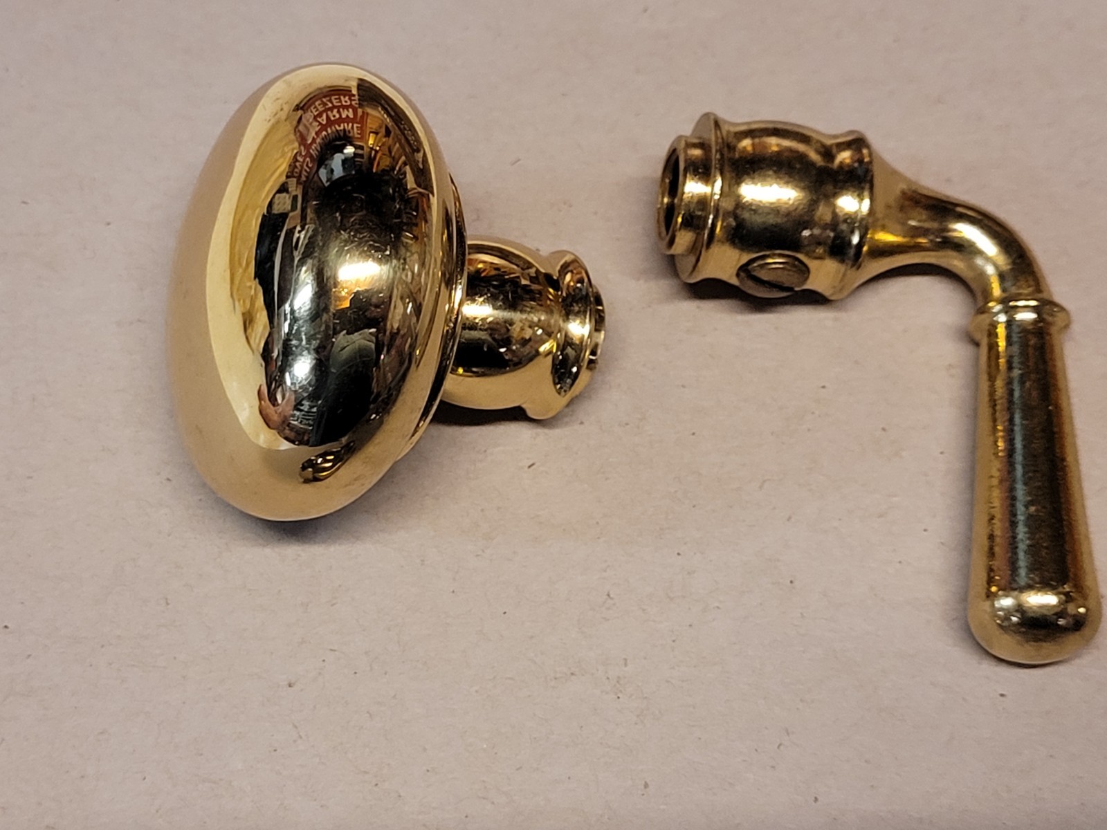 Dexter Screen/Storm Door Lock Brass #1159 NOS